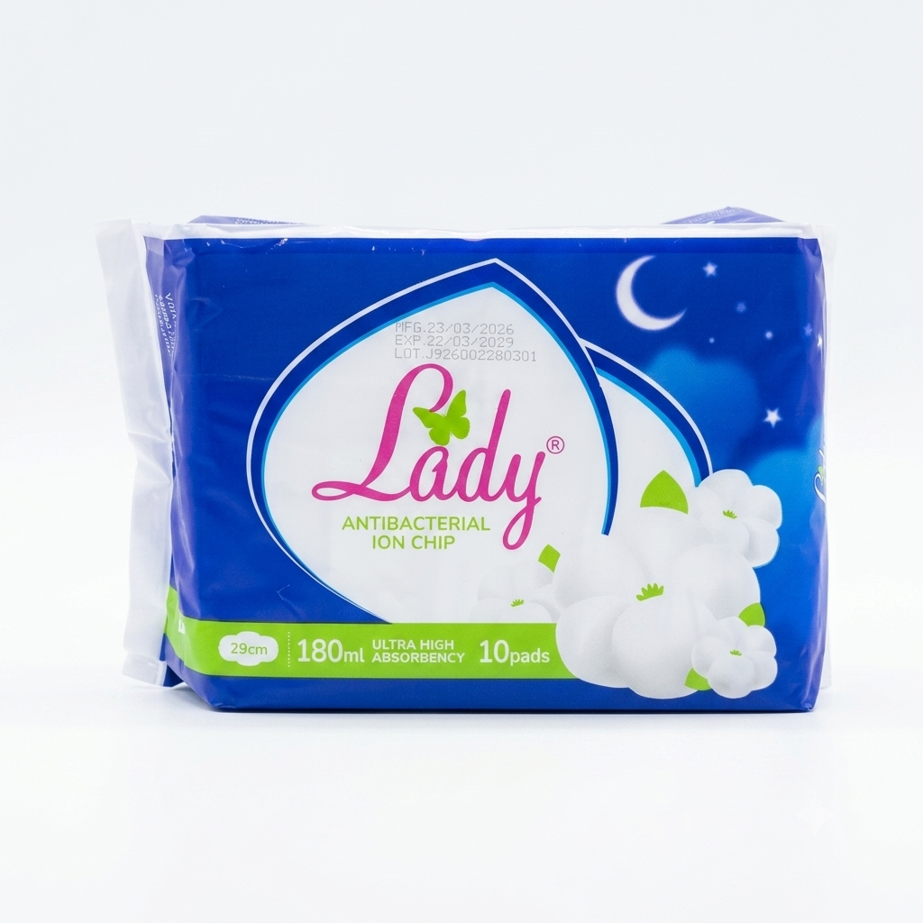 Lady Шөнийн ариун цэврийн хэрэглэл 29 см – 10 ширхэг